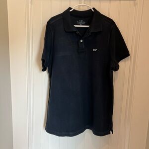 Boys Vineyard Vines brand navy polo shirt in excellent condition, size medium